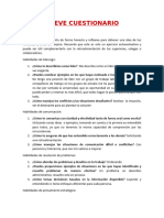 Breve Cuestionario: Resuelto Problemas de Manera Efectiva? Un Problema Un Desorden