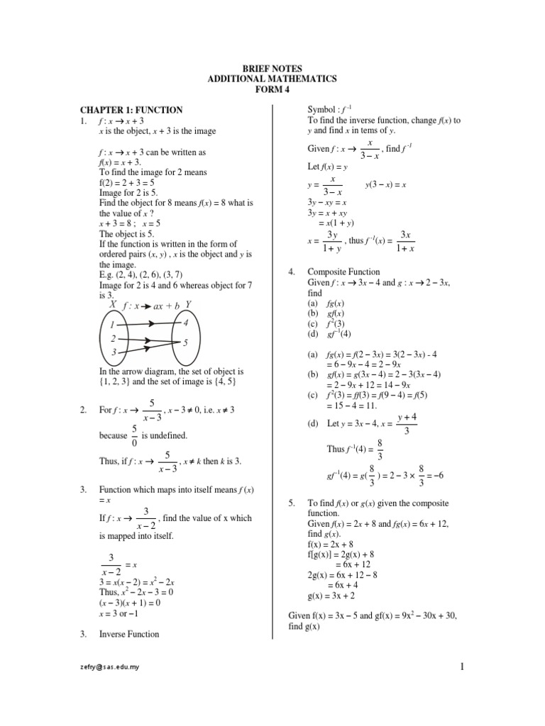 Form 4 Additional Mathematics Notes | PDF | Logarithm | Mode (Statistics)
