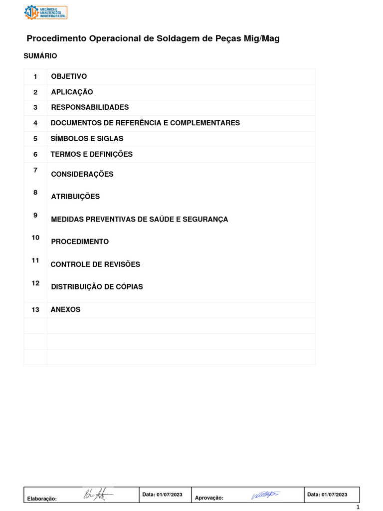 Procedimento de Soldagem MIG/MAG | PDF