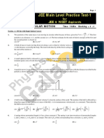 #MOCK JEE Main Practice Test-3 - WEP & Circular Mo - 231016 - 221302