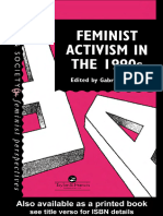 Gabriele Griffin - Feminist Activism in The 1990s