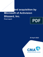 Microsoft Activision Final Report