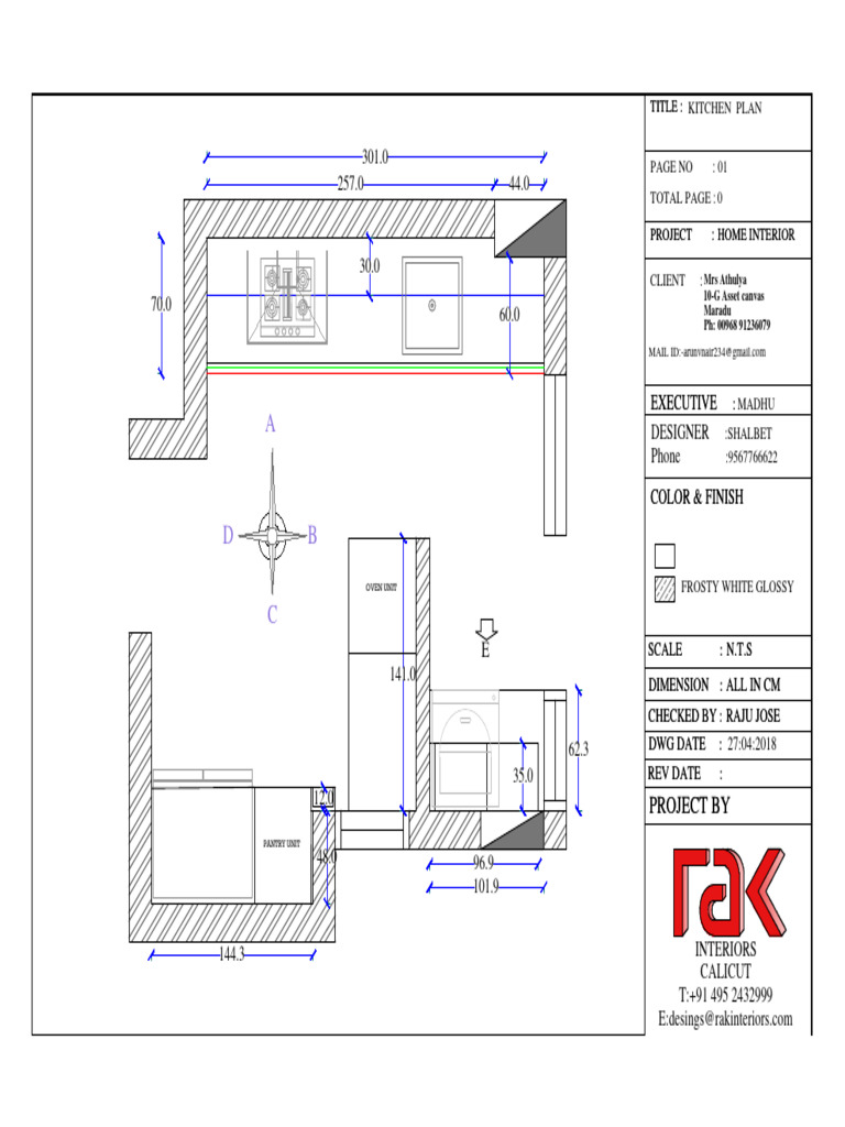 Project by project by title kitchen plan title pdf