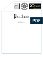 Pantheon: Quiz 2 Answers