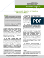 Recursos Federales para La Atención de Desastres Naturales en México 2017