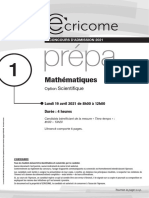 Sujets Maths Ecs Prepa 2021