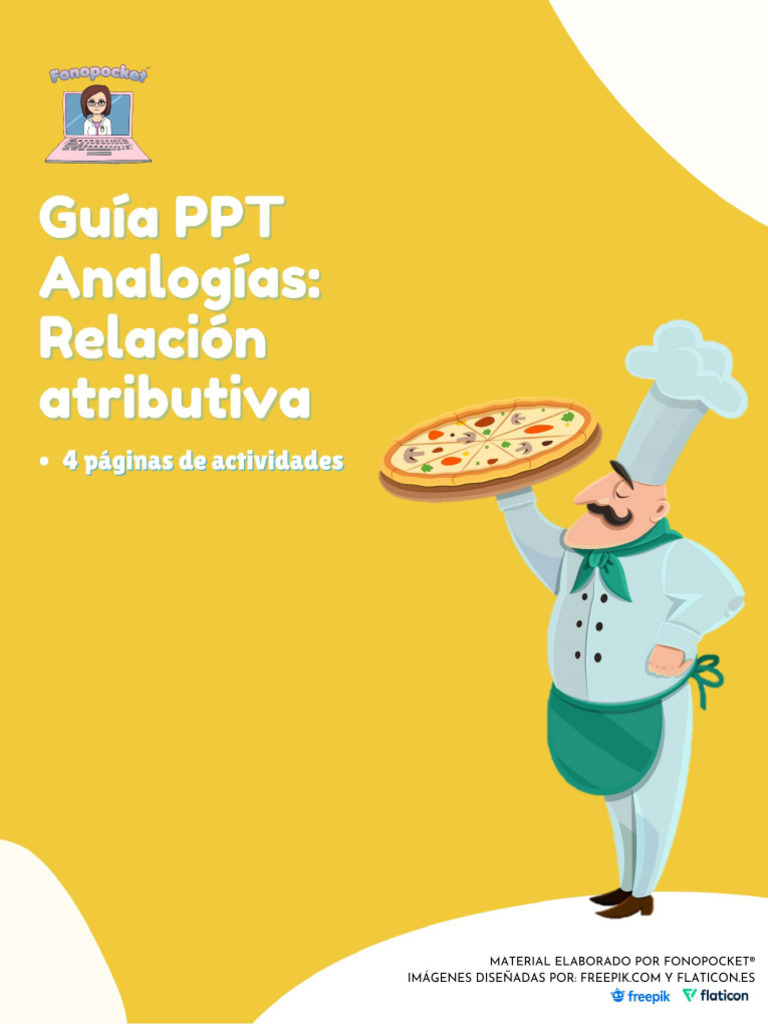 Guía PPT Analogías Relación Atributiva | PDF