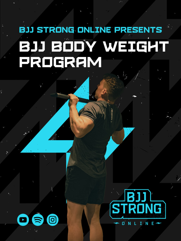 BJJ Bodyweight Program by BJJ Strong Online PDF Physical Exercise Sports Science