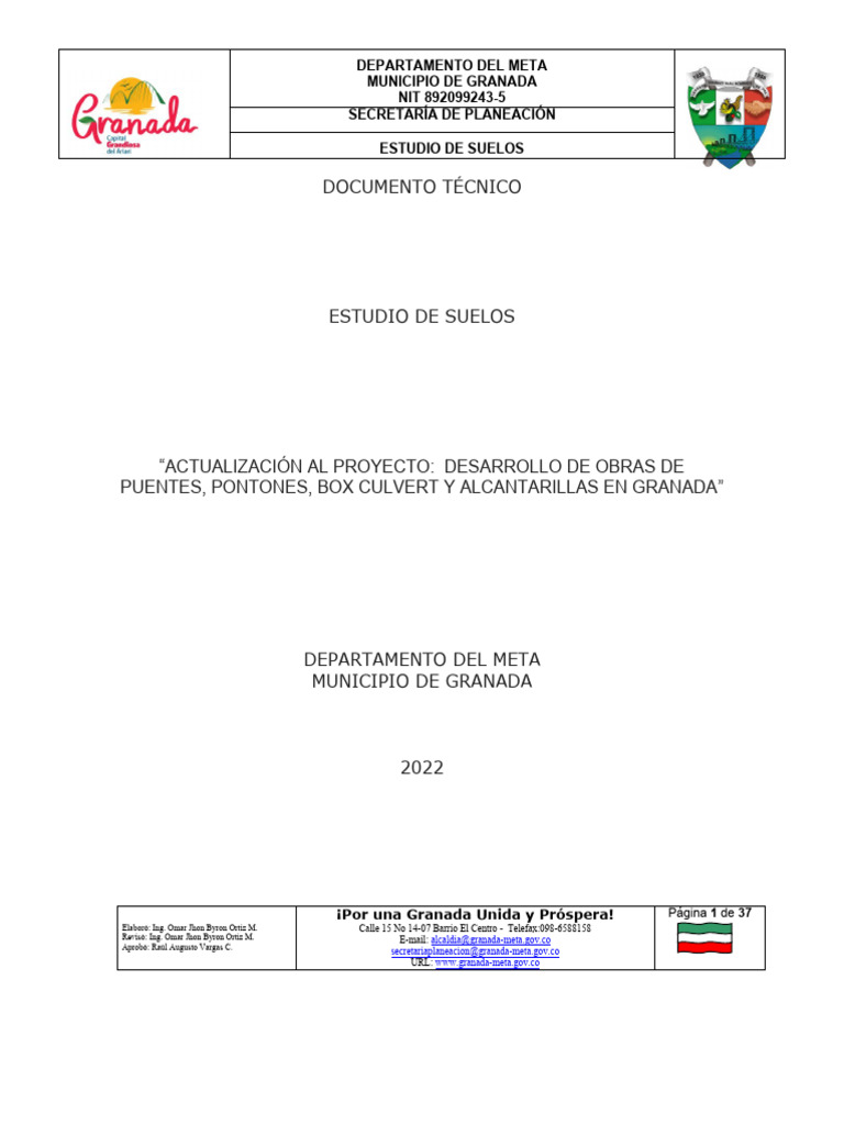 Estudio De Suelos 2 Pdf Falla Geología Geología