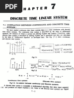 Discrete Time Linear Systems