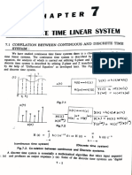 Discrete Time Linear Systems