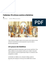 Falácias - 15 Crimes Contra A Retórica - Terraço Econômico