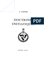 Lancri - Salomon - Doctrines Initiatiques