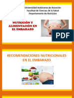 Recomendacines Nutricionales en El Embarazo