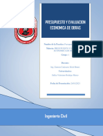 Presupuesto de Vivienda Rodrigo Sullca