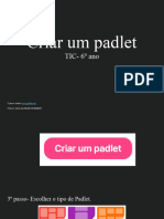 Criar Um Padlet TIC - 6º Ano