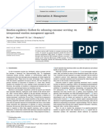 Emotion Regulatory Chatbots For Enhancing Consumer Servicing An Interpersonal Emotion Management Approach