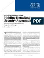 Holding Homeland Security Accountable