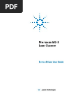 Microscan MS-3 Laser Scanner: Device Driver User Guide