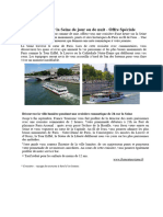 Document 1 Croisière Sur La Seine de Jour Ou de Nuit - Offre Spéciale