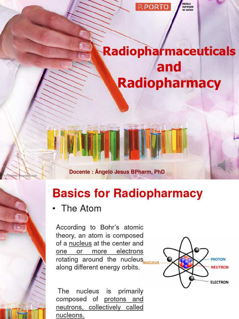19 Radiofarmacos PDF Radioactive Decay Atomic Nucleus