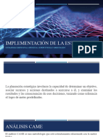 Clase 8 Implementación de La Estrategia CAME y Estrategias