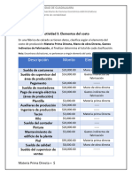 Actividad 3. Elementos Del Costo de Producción