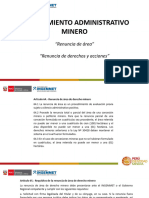 22.03b Ingemmet Renuncia de Área de Derecho Minero y Renuncia de Derechos y Acciones Del Peticionario - Julio Vizcardo