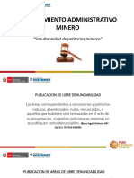 22.04d Ingemmet Simultaneidad de Petitorios Mineros - Julio Vizcardo