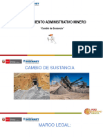 22.04e Ingemmet Cambio de Sustancia de Derecho Minero - Julio Vizcardo