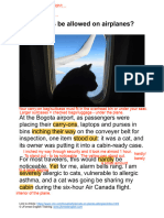 Cats On Planes Article JForrest English