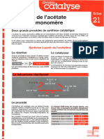 Fiche #21, Synthèse de L'acétate de Vinyle Monomère (PDF - 189 Ko)