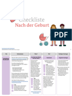 PDF Checkliste Nach Der Geburt Data