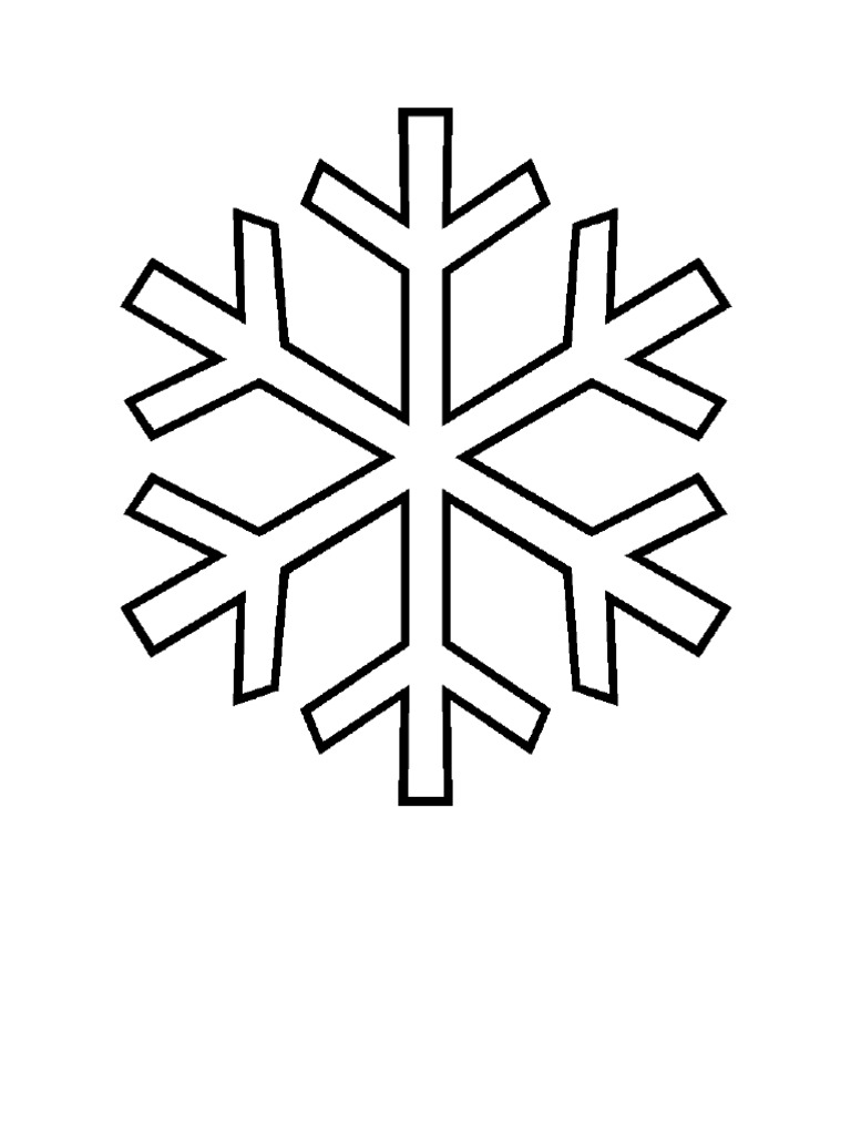 Copos de Nieve de Papel: Guía Fácil | PDF, image size:768x1024