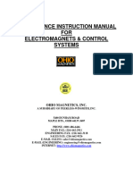 OM Maintenance Instruction Manual For Electromagnets and Controller Systems