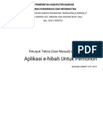 User Manual E-Hibah - Pemohon