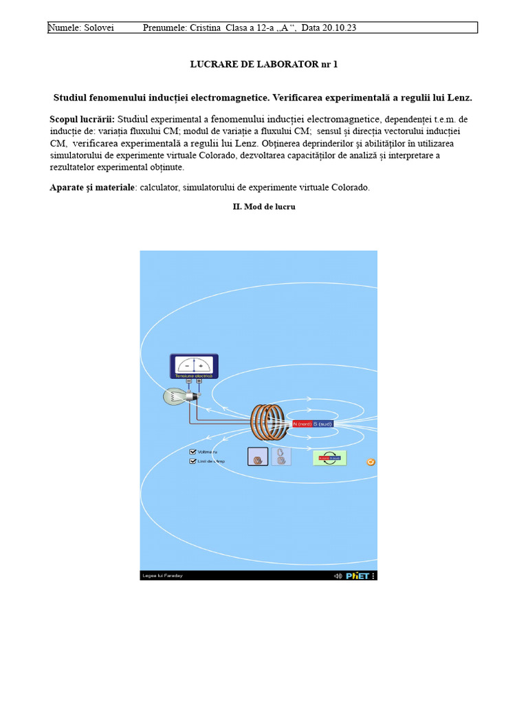 Lucrarea de Laborator NR 1 | PDF