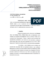 Denuncia Del Director General (R) Ariel Zancocchia Ante La AGG