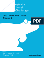 Bebras Solutions Guide 2021 R2 Secondary