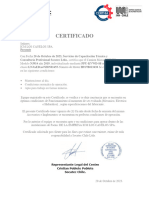Certificado Operatividad KVWD88