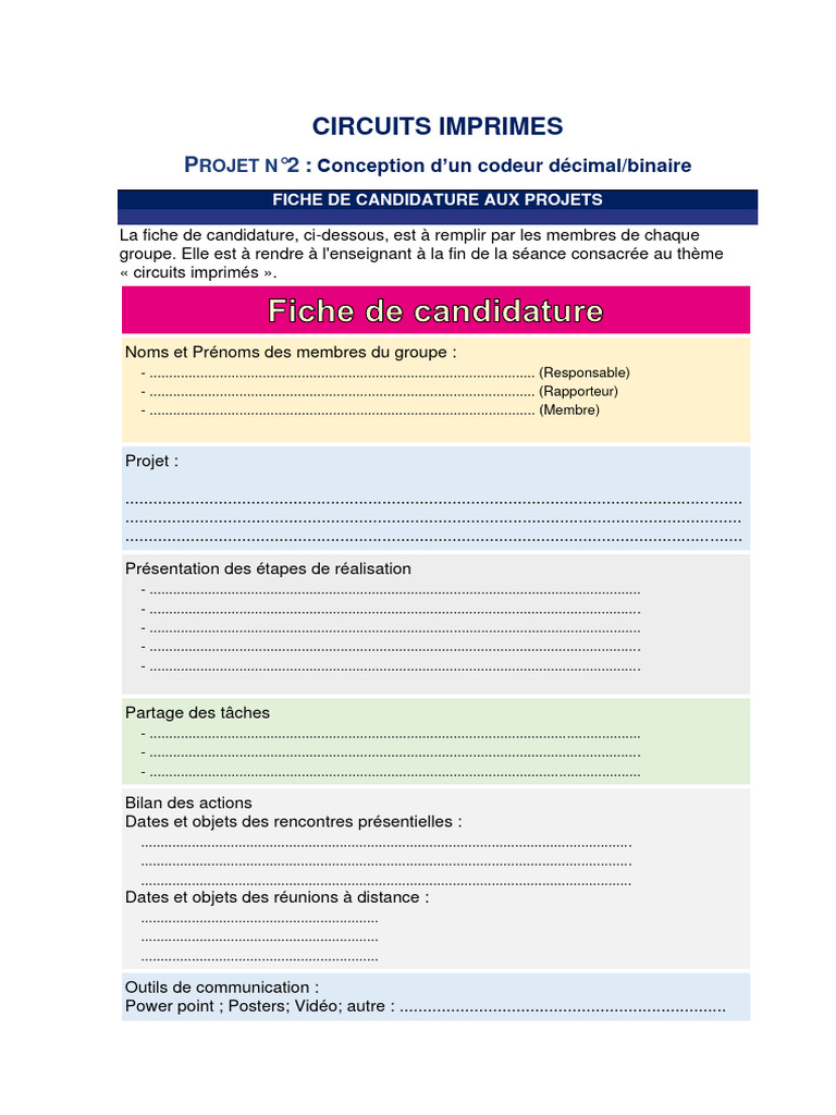 Conception d'un codeur décimal/binaire | PDF | Informatique | Informatique