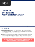 Chapter11. Introduction To Analytical Photogrammetry