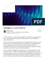 Solfeggio e o Seu Intelecto