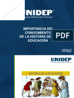 Sem 1 Tema 1 Importancia Del Conocimiento de La Historia de La Educación