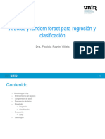 Árboles y Random Forest para Regresión y Clasificación: Dra. Patricia Rayón Villela