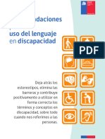 Uso Del Lenguaje en Discapacidad - 2019