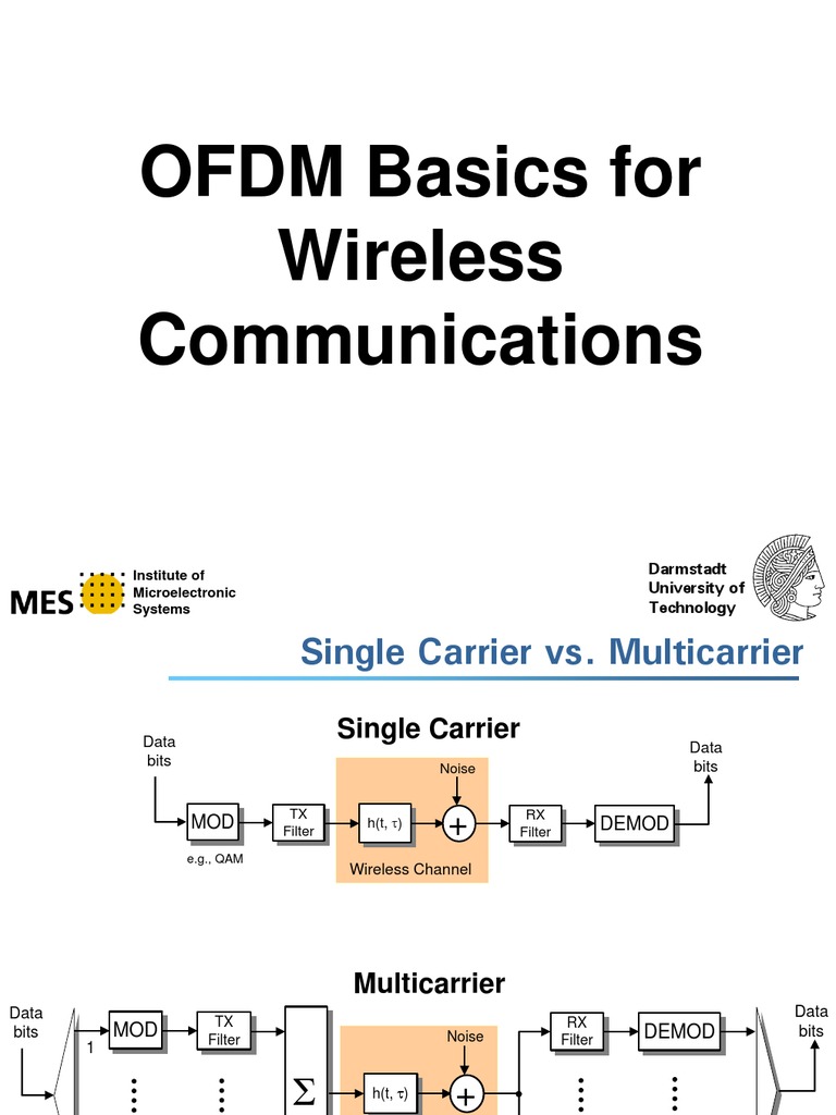 OFDM Basics | PDF | Orthogonal Frequency Division Multiplexing ...
