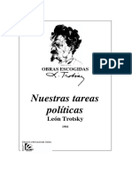 15) Trotsky . Nuestras tareas políticas