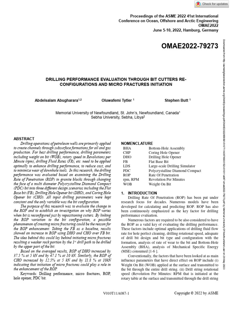 Asme Paper 2022 | PDF
