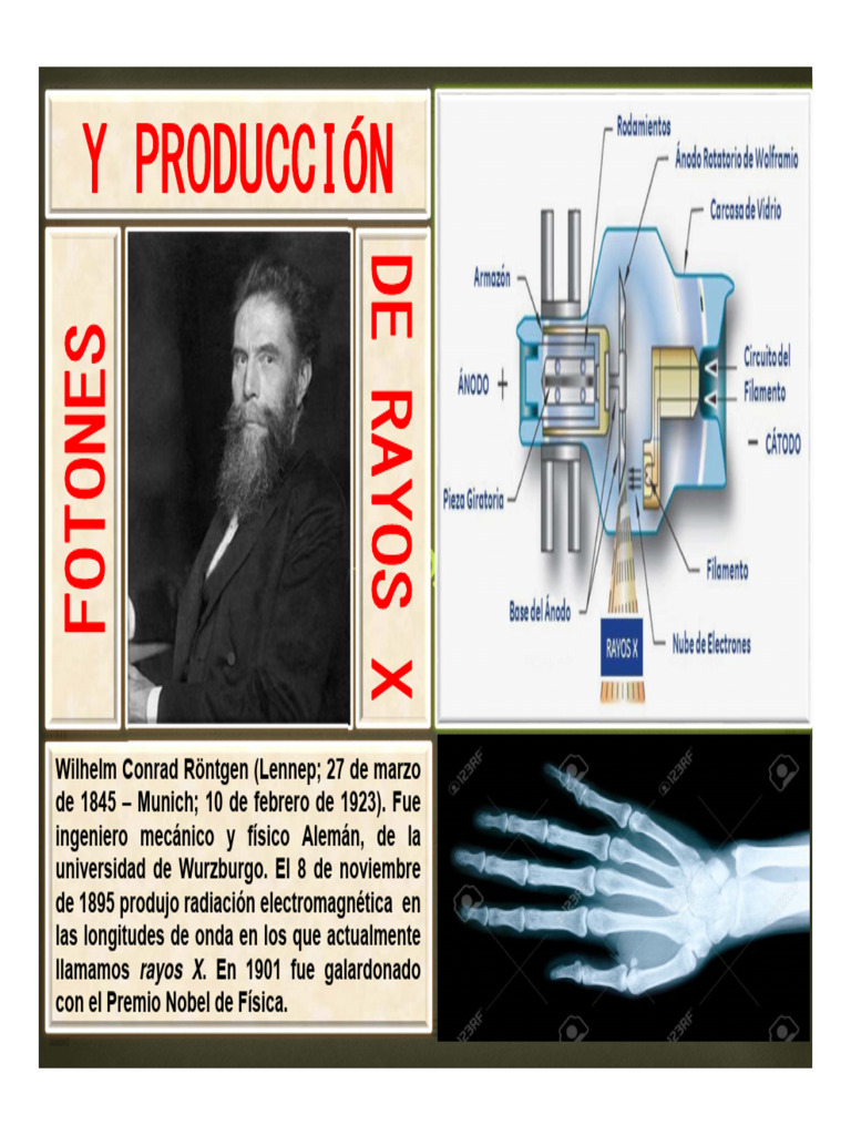 Fotones y Producción de Rayos X | PDF | Rayo X | Electrón